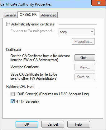 Check Point VPN Appliance - Aanmaken CSR